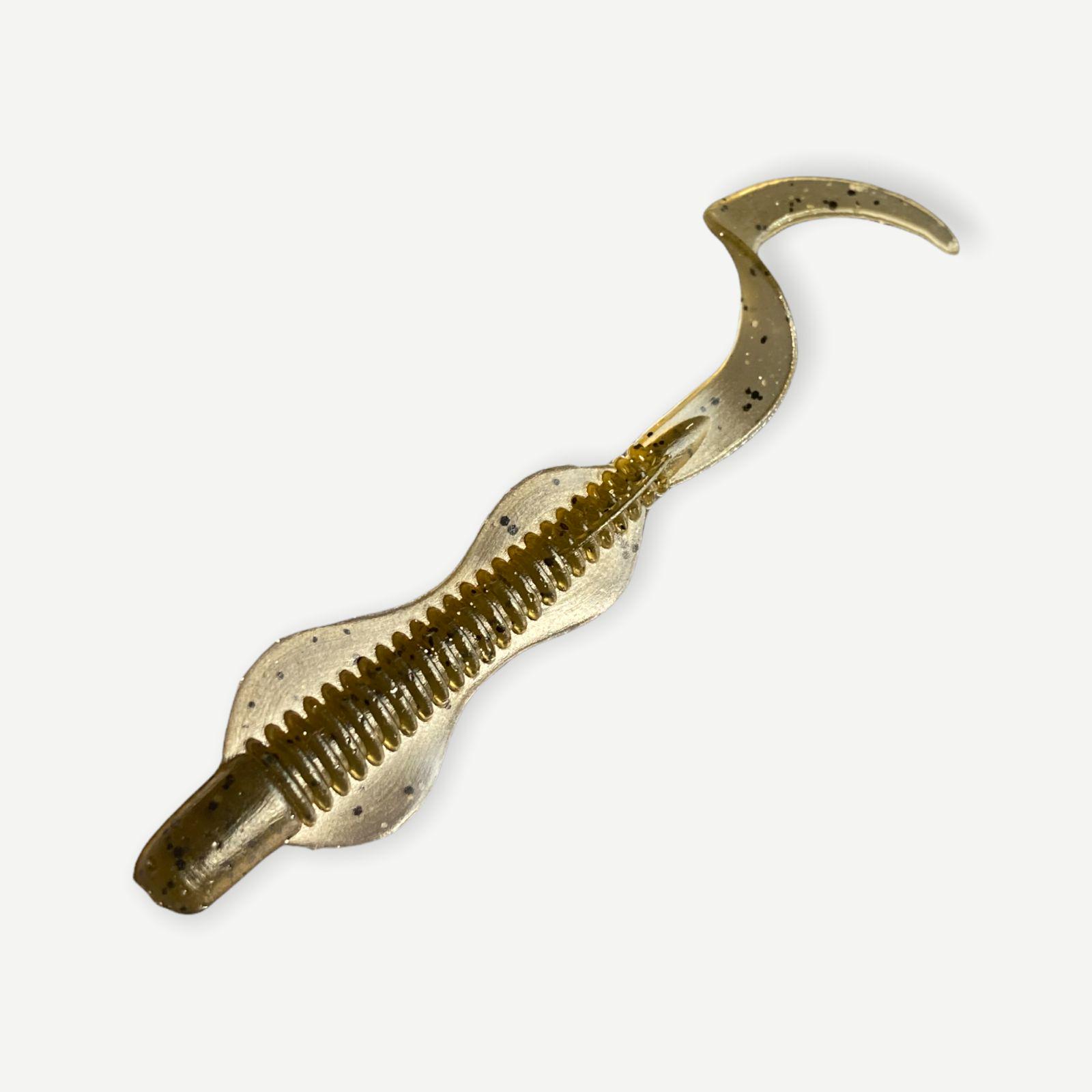 Силиконовая приманка Big Baits Cobra речная серия 4,0" 6 шт. # 106 Green Pumpkin (2403106) - фото 6 Силиконовая приманка Big Baits Cobra речная серия 4,0" 6 шт. # 106 Green Pumpkin (2403106) - фото 6