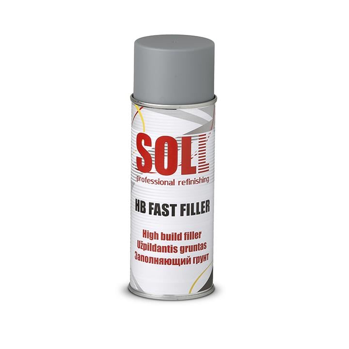 Грунт аерозоль SOLL High Built Filler заповнюючий 0,4 л Сірий (000032339) Грунт аерозоль SOLL High Built Filler заповнюючий 0,4 л Сірий (000032339)