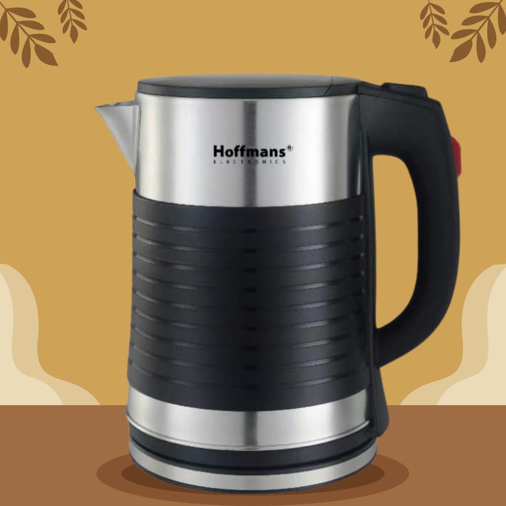 Электрочайник металлический Hoffmans Electronics HM-2545 2000W 2,5л Черный (120.1874) - фото 7 Электрочайник металлический Hoffmans Electronics HM-2545 2000W 2,5л Черный (120.1874) - фото 7