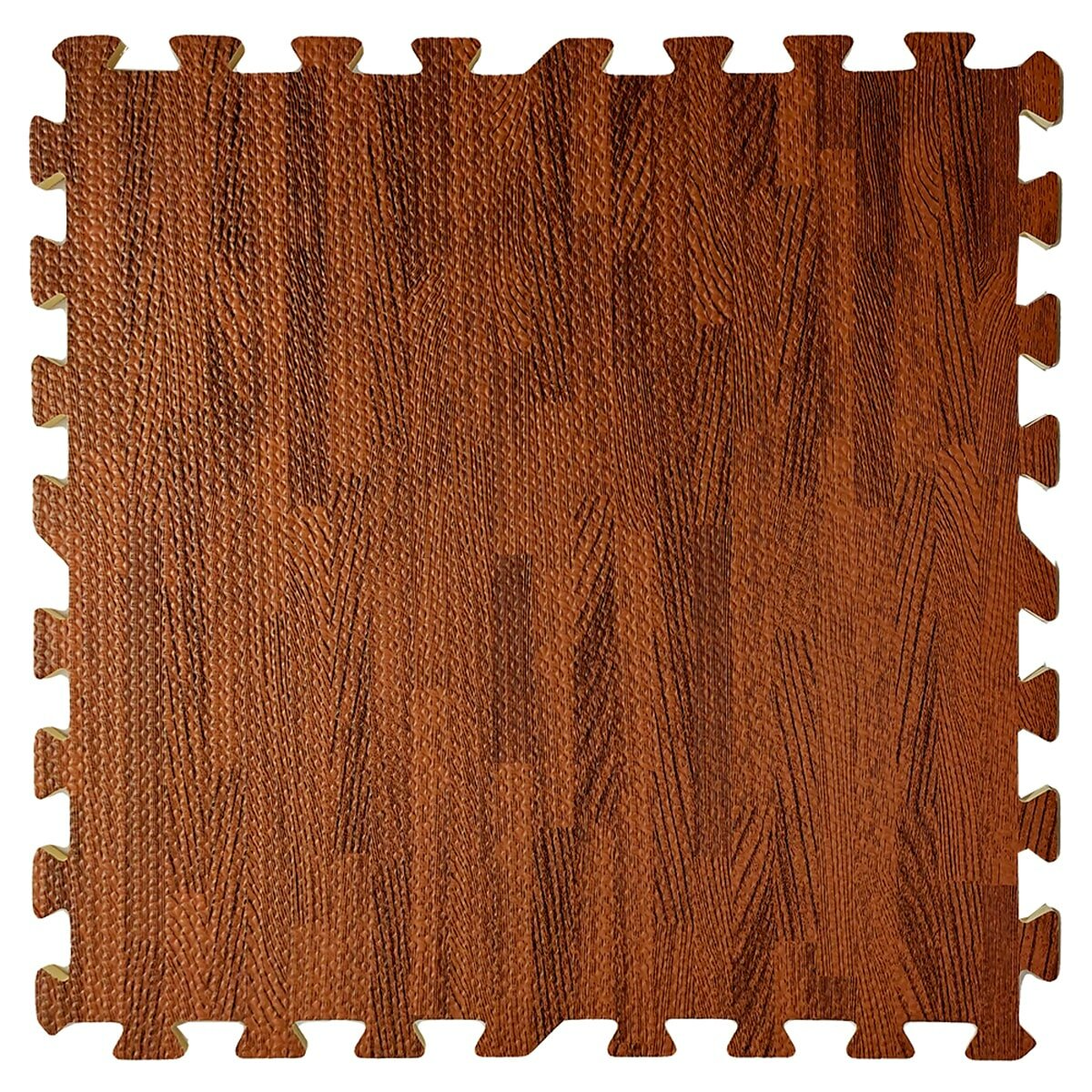 Підлога-пазл м'який Sticker Wall 600х600х10 мм Темне дерево (MP10)