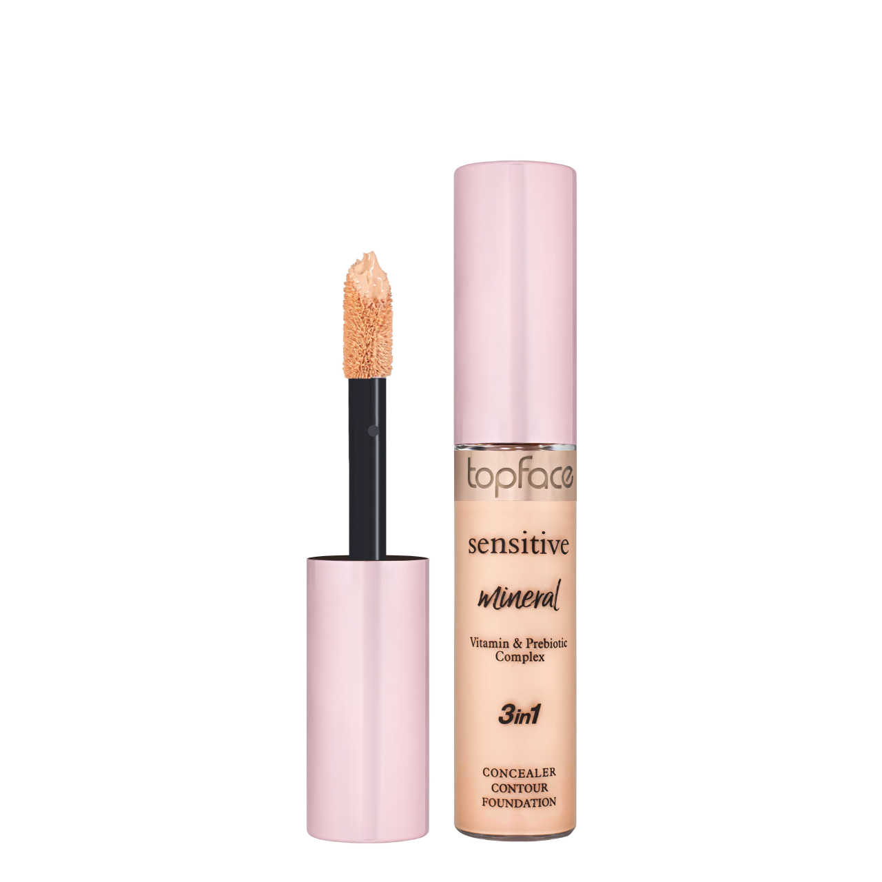 Консилер для лица TopFace Sensitive Mineral PT471 3в1 №03 Натуральный