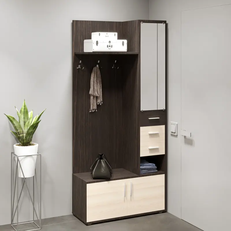 Прихожая Эверест Венге темный/Дуб молочный (26754275)