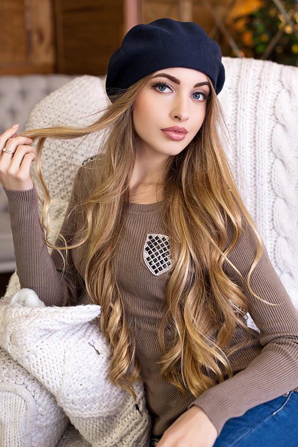 Берет женский Braxton Ева Джинсовый (2270-50/26481060)