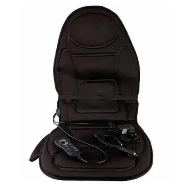 Накидка массажная RIAS Massage Cushion JB-616C с подогревом и пультом 12/220V Black (3_05477) - фото 2