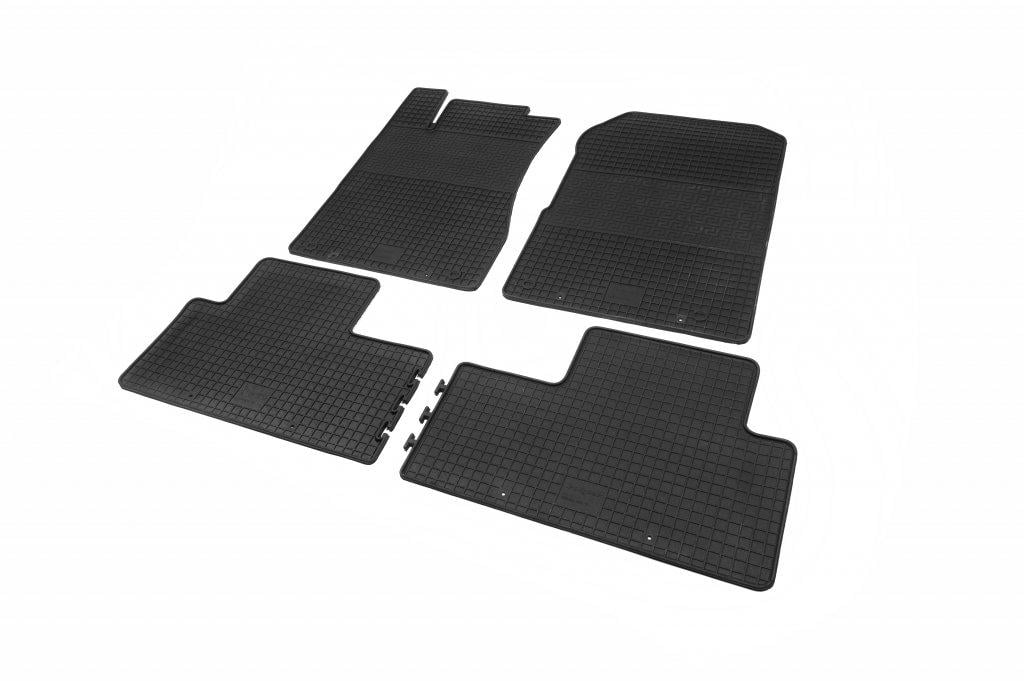 Резиновые коврики Polytep для Honda CRV 2012-2016 гг. резина Черный