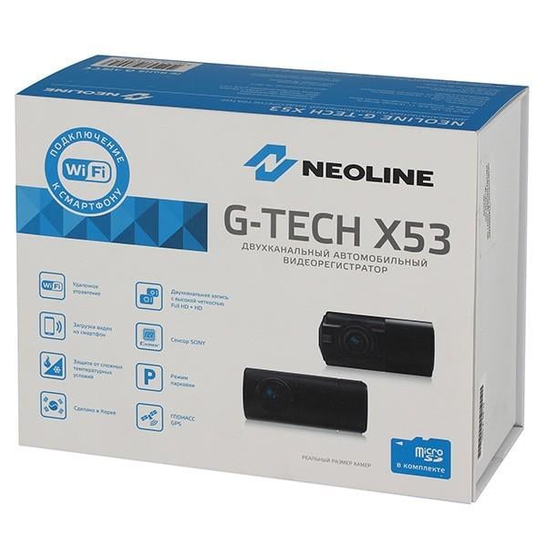 Видеорегистратор Neoline G-Tech X53 WiFi 2 камеры - фото 8 Видеорегистратор Neoline G-Tech X53 WiFi 2 камеры - фото 8