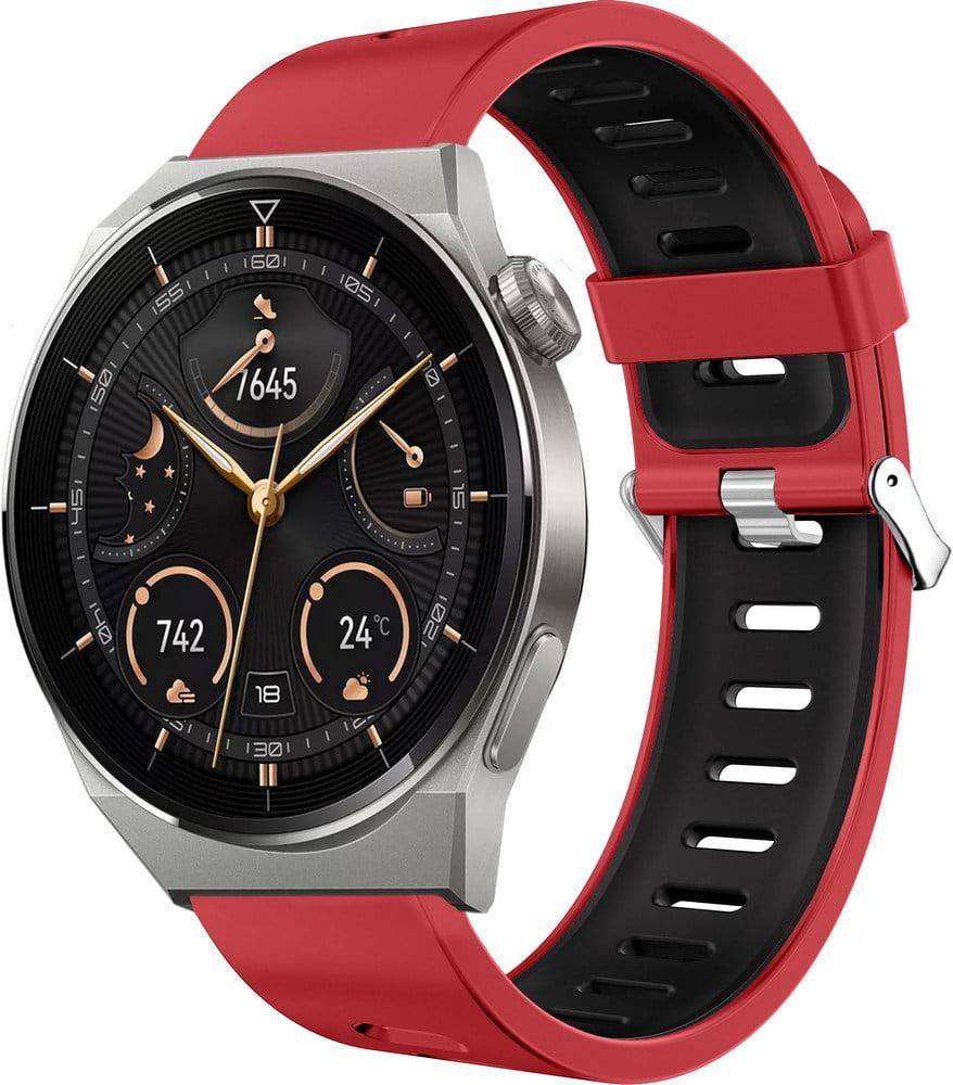 Ремінець Traf для смарт-годинника Huawei Watch GT3 Pro 46 мм Red/Black (37343-76) Ремінець Traf для смарт-годинника Huawei Watch GT3 Pro 46 мм Red/Black (37343-76)