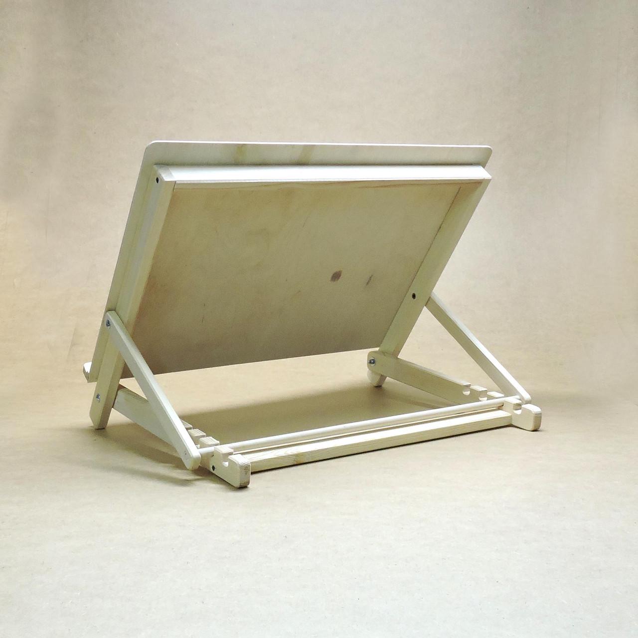 Мольберт из дерева Моне А2 настольный раскладной (МЛБ-000101) - фото 3 Мольберт из дерева Моне А2 настольный раскладной (МЛБ-000101) - фото 3