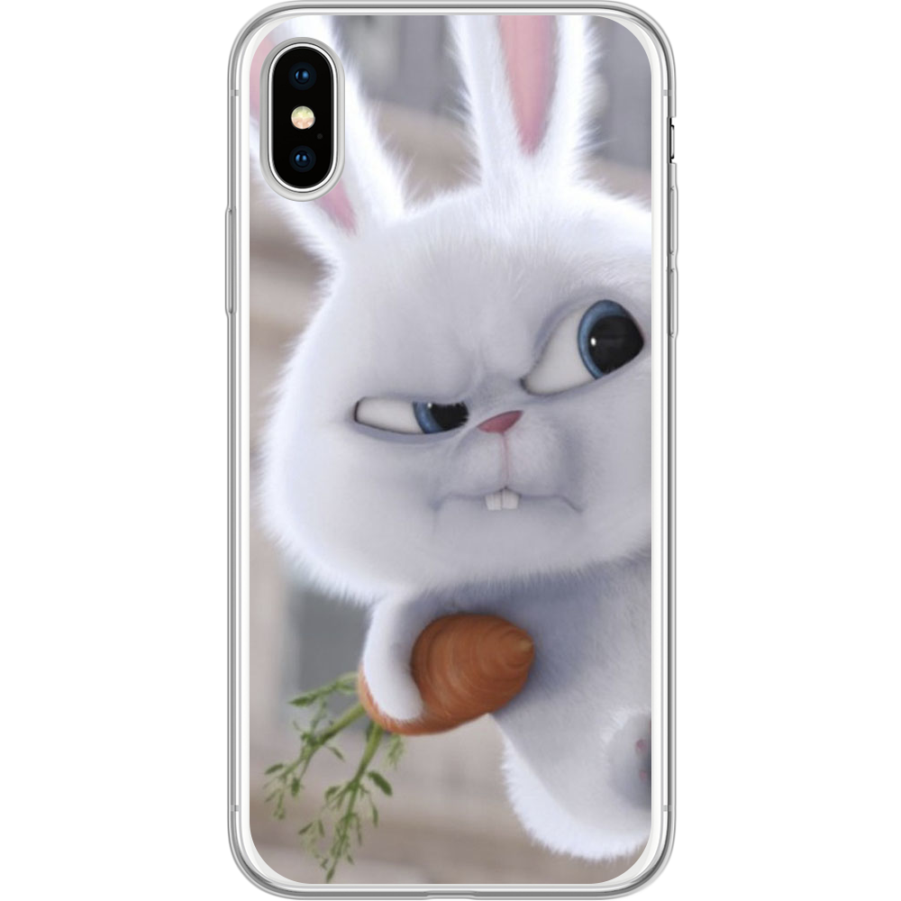 Чохол Boxface iPhone X Rabbit Snowball Прозорий силікон (32139-up1116-32139)