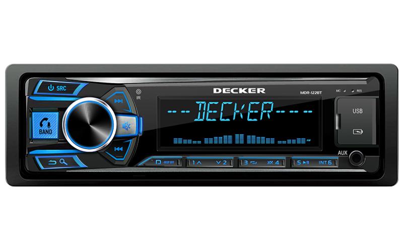 Автомагнитола Decker MDR-122 BT - фото 2