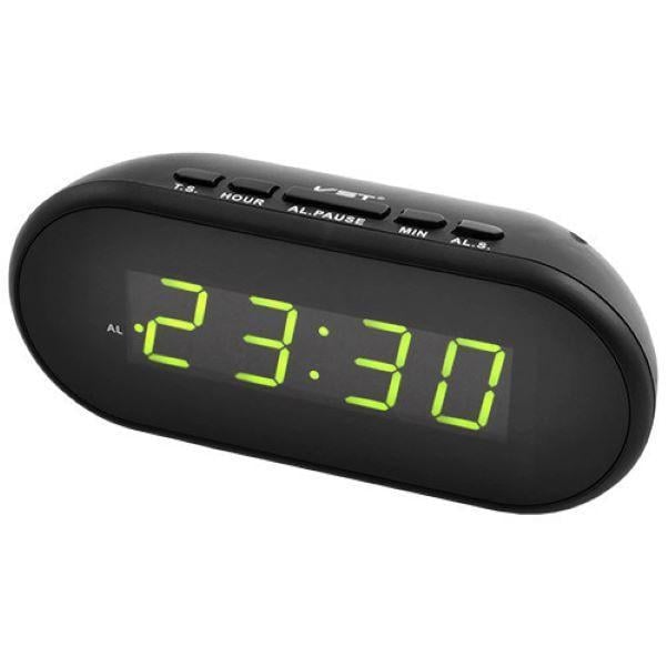 Часы настольные цифровые настольные VST 712 будильник с LED подсветкой Черный Часы настольные цифровые настольные VST 712 будильник с LED подсветкой Черный