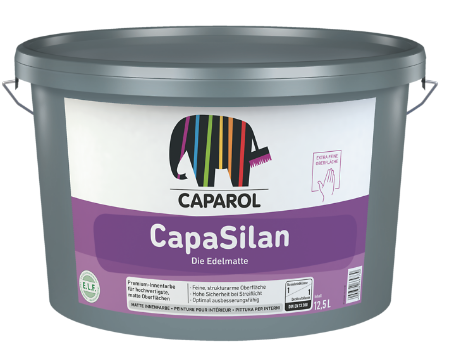 Краска интерьерная силиконовая глубоко-матовая Caparol CapaSilan E.L.F. База 1 12,5 л