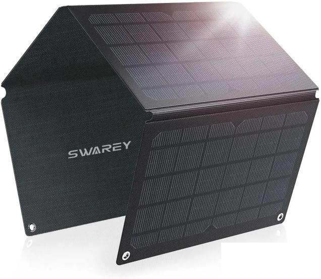 Сонячна панель портативна Solar panel BS-030 IP67 30W 2xUSB PD виходу BS-030 - фото 8