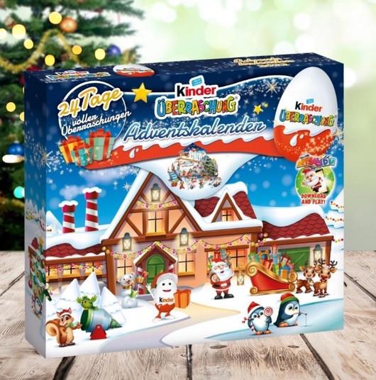 Адвент-календар Kinder Uberraschung 3 D Новорічний 480 г (2825499612)