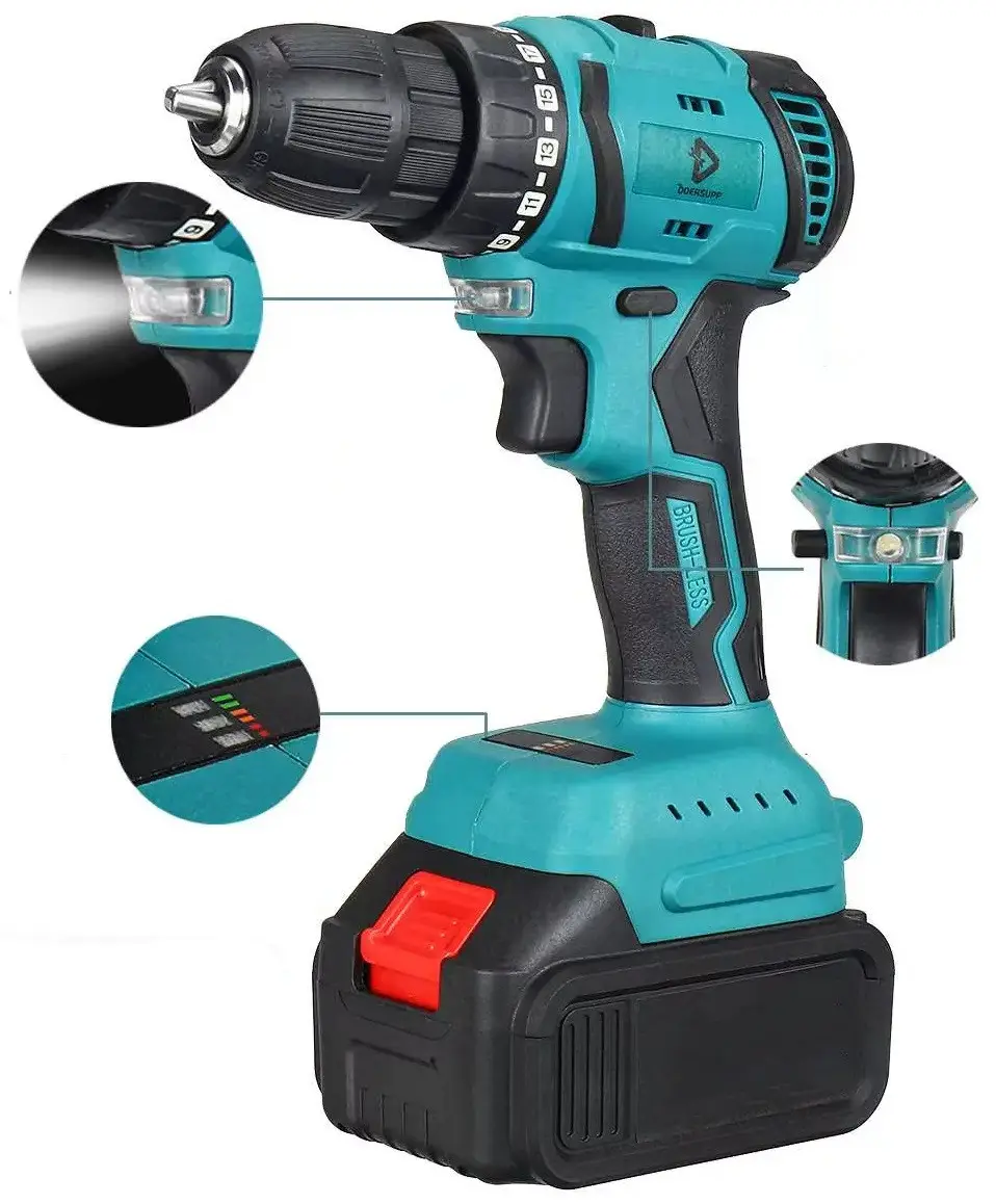 Набор инструментов шуруповерт/перфораторы/болгарка 48V 3в1 (TOP-74) - фото 3 Набор инструментов шуруповерт/перфораторы/болгарка 48V 3в1 (TOP-74) - фото 3