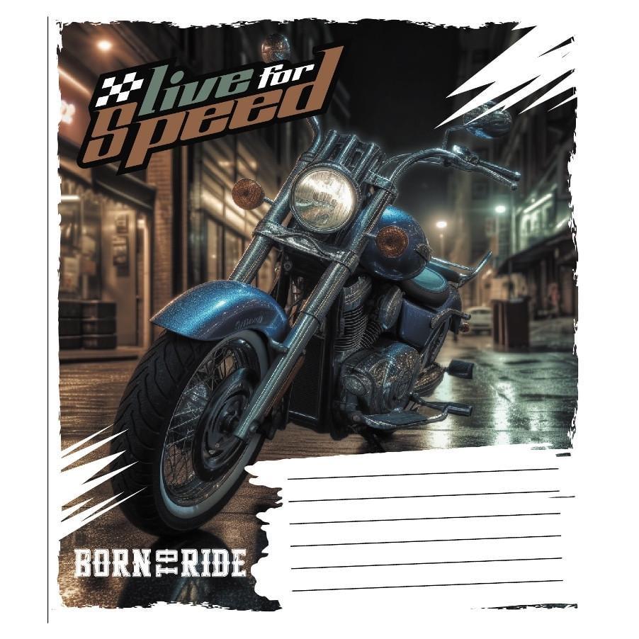 Шкільний зошит Життя на швидкості 024-550283K-3 в клітинку 24 аркуші (RLT55274)