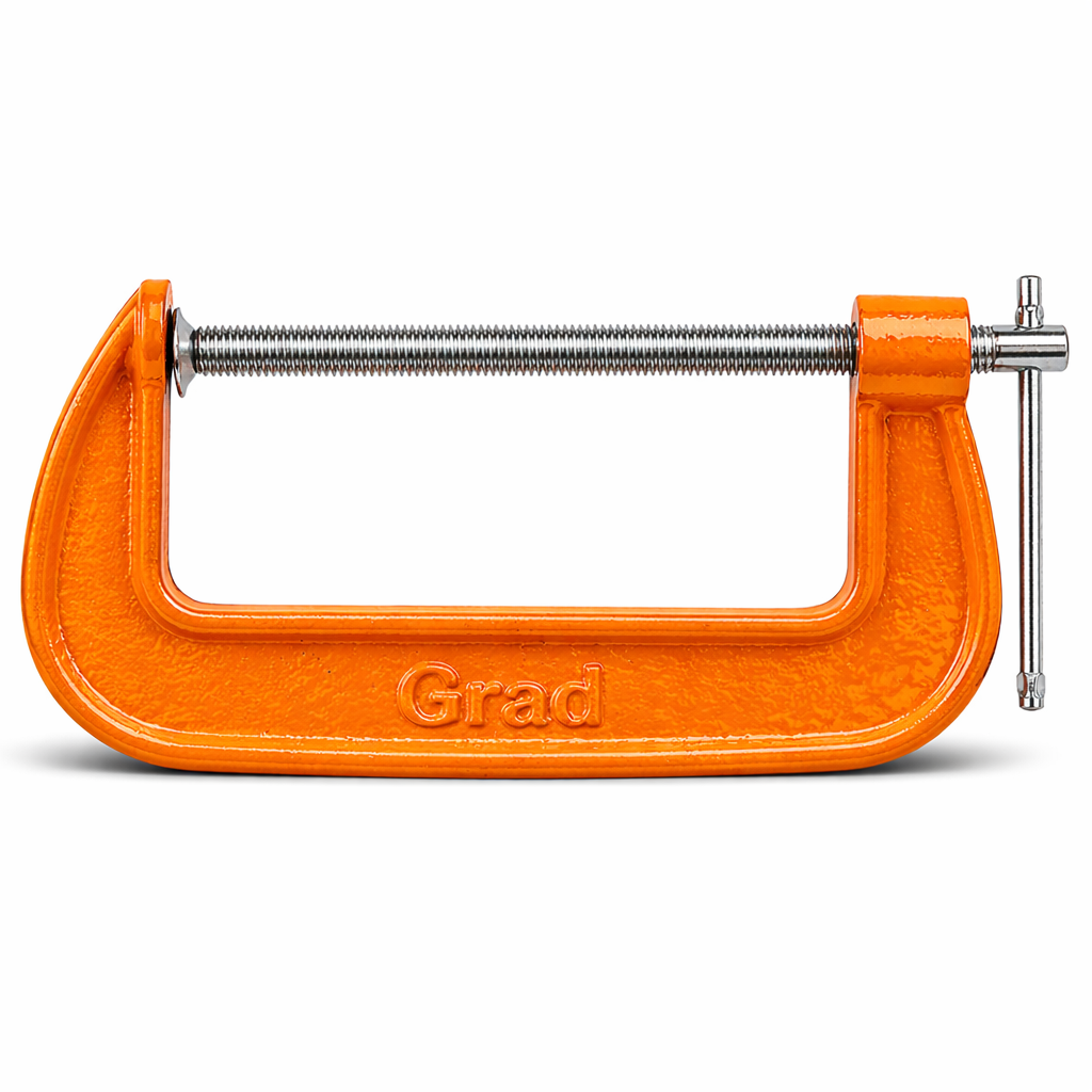 Струбцина GRAD 4241555 G 150 мм столярная для фиксации мебельных деталей