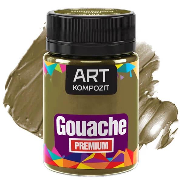 Гуашевая краска художественная ART Kompozit Premium 60 мл Оливковый (21019)