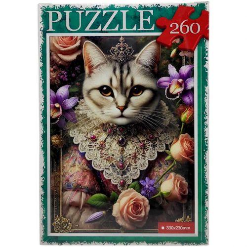 Пазлы КОТИК В ЦВЕТАХ 260 элементов (2987485854)