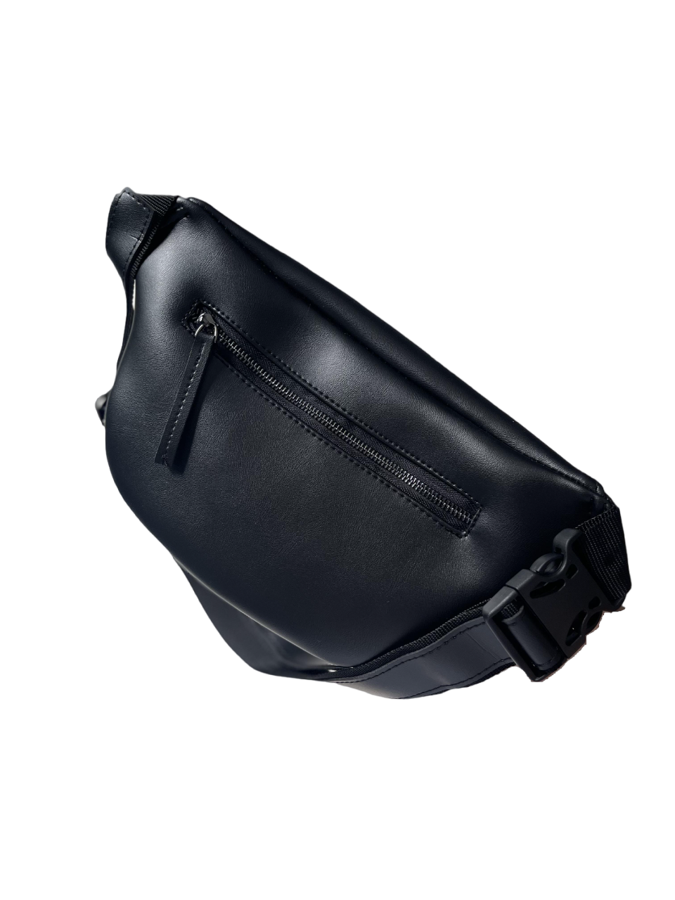Сумка поясная кожаная Terra Черный (ban0016)