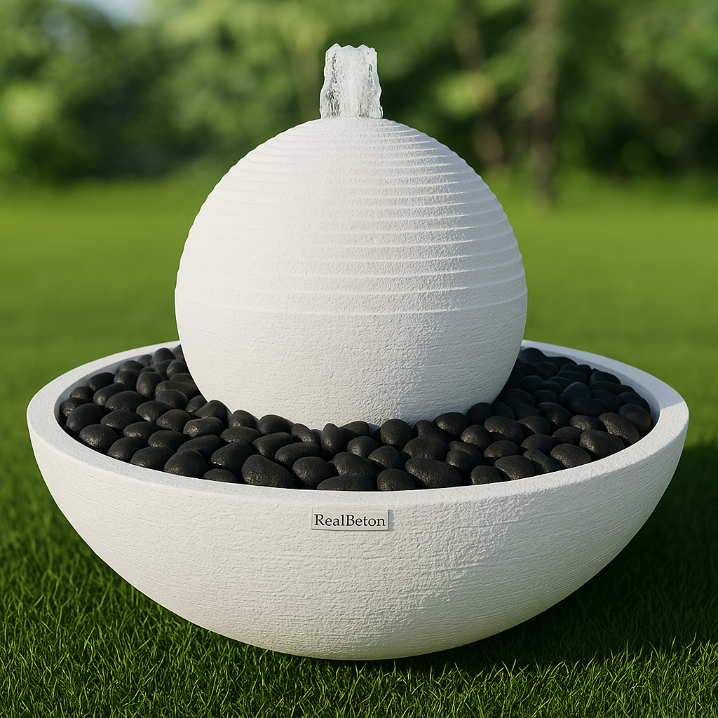 Фонтан бетонный Pearl №2 садовый 1000x710 мм (26221553)