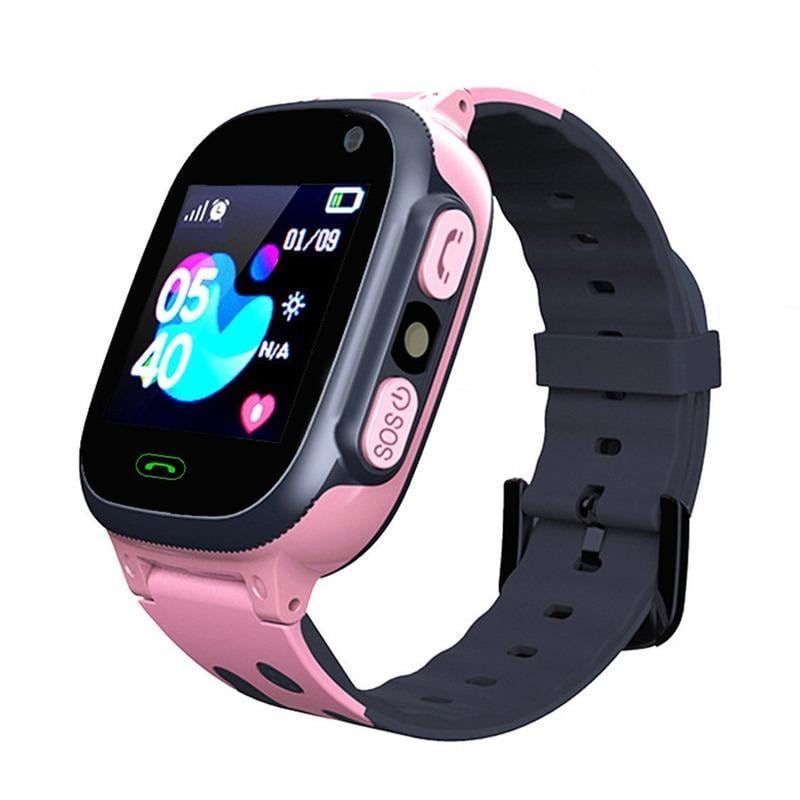 Смарт-часы детские Smart Watch S1 с видеозвонком GPS SIM-карта Pink (18582)