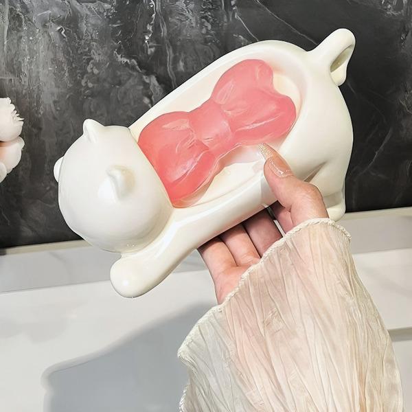 Мыльница керамическая 18х10х9,5 см Белый (C01598-1) - фото 9 Мыльница керамическая 18х10х9,5 см Белый (C01598-1) - фото 9