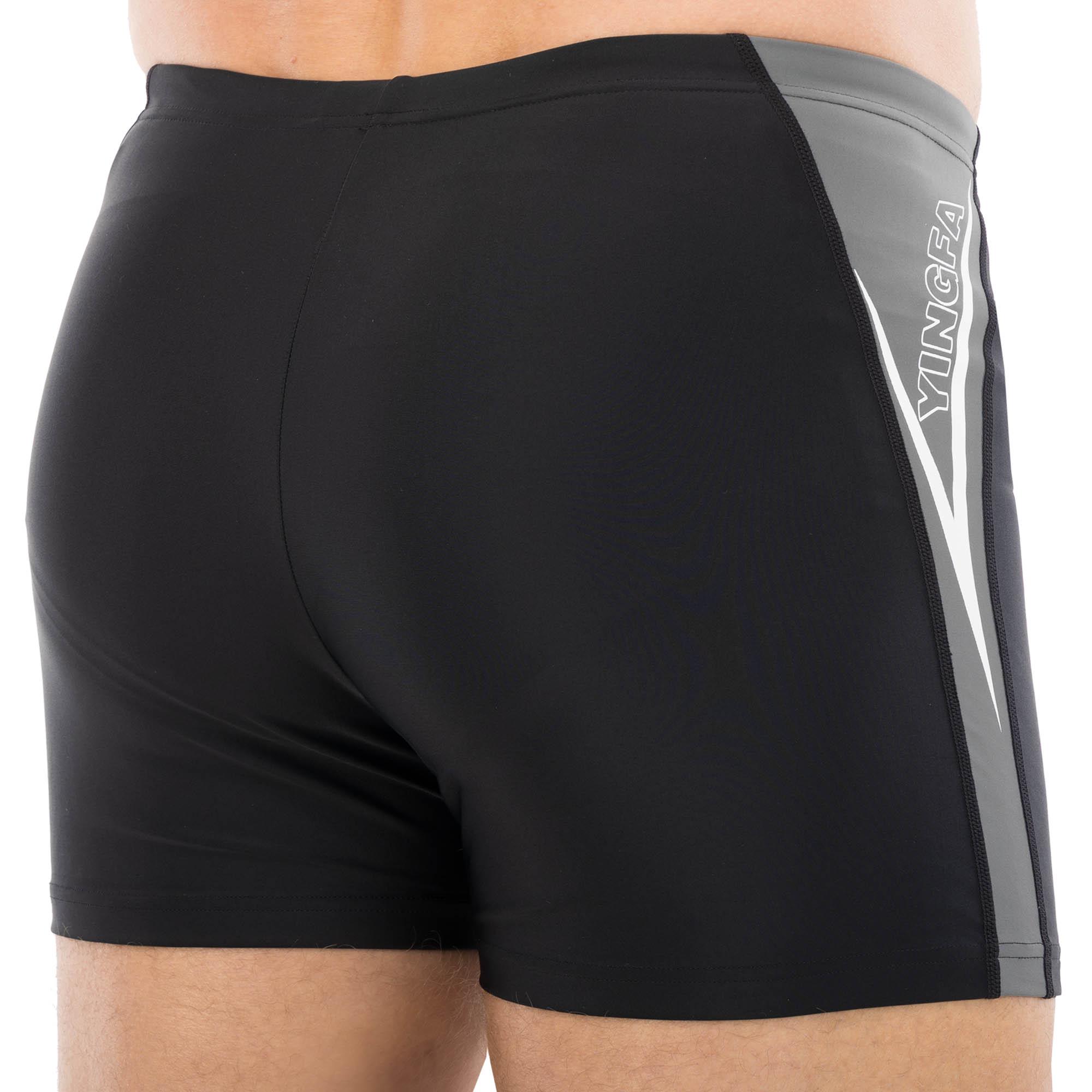 Плавки боксери чоловічі для плавання YINGFA 24T859 L Чорний/Сірий (24T859_Черный-серый_L_(160-16) - фото 4 Плавки боксери чоловічі для плавання YINGFA 24T859 L Чорний/Сірий (24T859_Черный-серый_L_(160-16) - фото 4