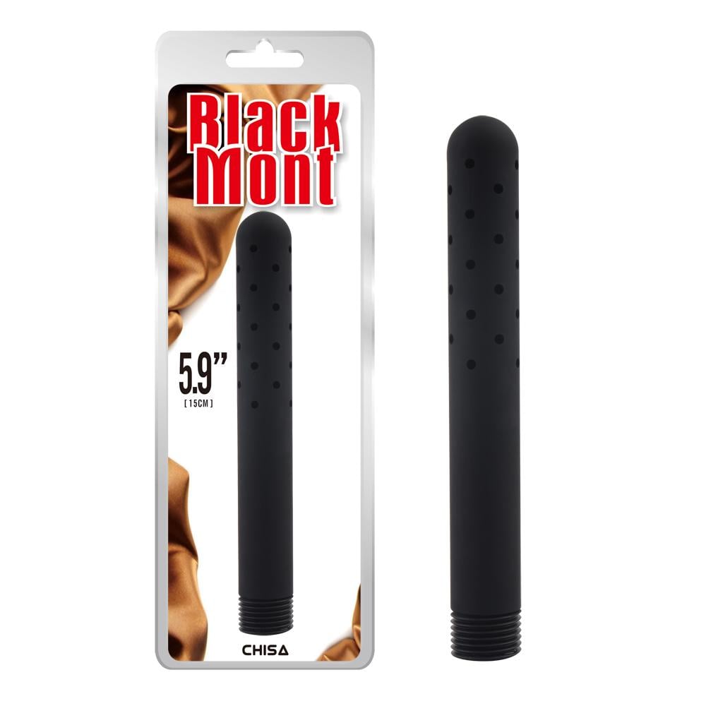 Насадка на анальний душ Chisa Black Mont 7 отворів 15х1,9 см Чорний (43122/CN-101443122)
