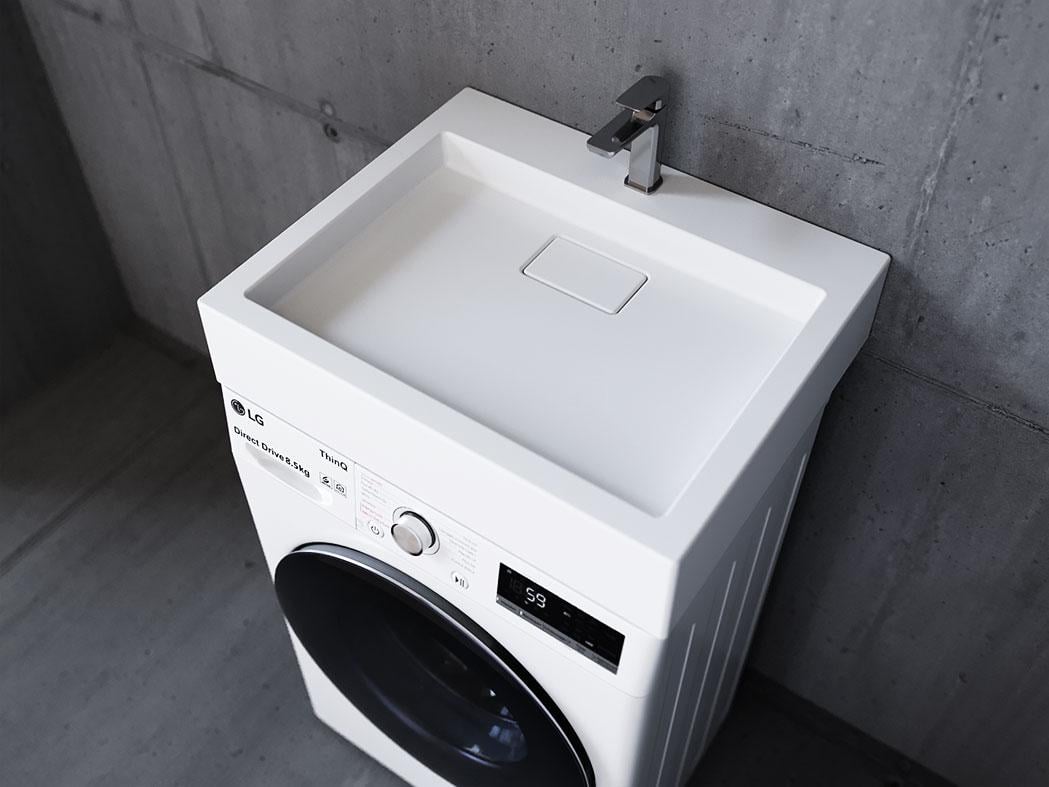 Умивальник на пральну машину Luxor Line Білий (743) - фото 13