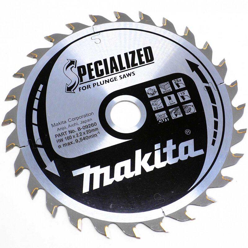 Диск пильный по дереву Makita 160х20 мм 28T