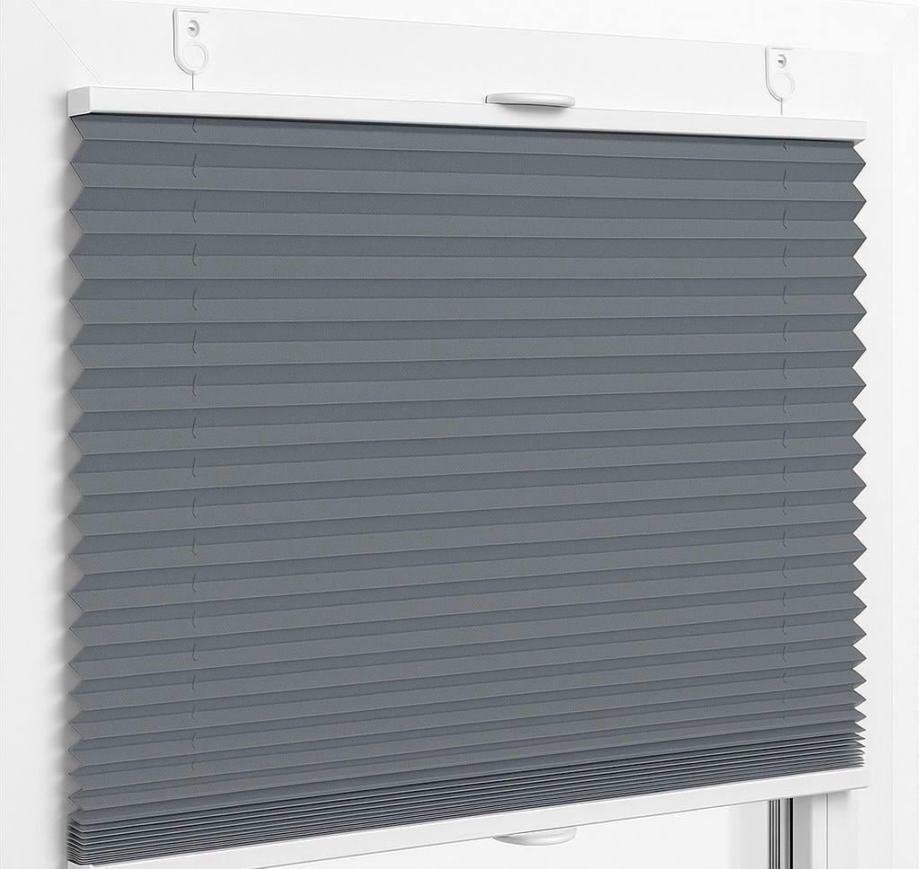 Штора-плиссе тканевая 56х160 см Серый (28585416) - фото 1 Штора-плиссе тканевая 56х160 см Серый (28585416) - фото 1