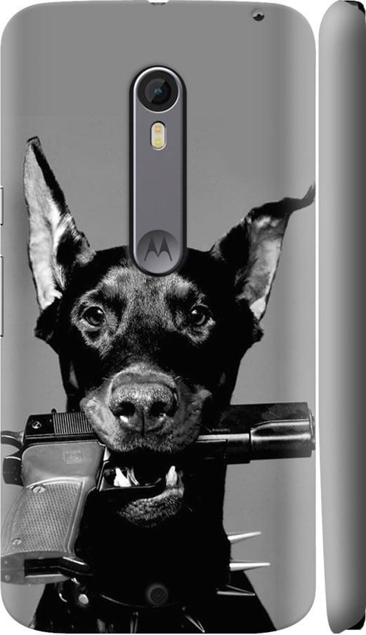 Чехол на Motorola Moto X Style Доберман (2745c-455-42517)