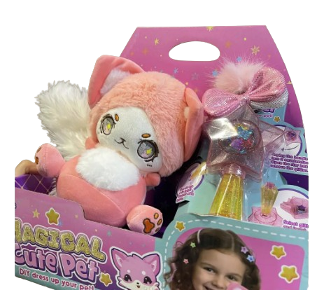 М'яка іграшка Лисичка з блискітками (26932790) - фото 2