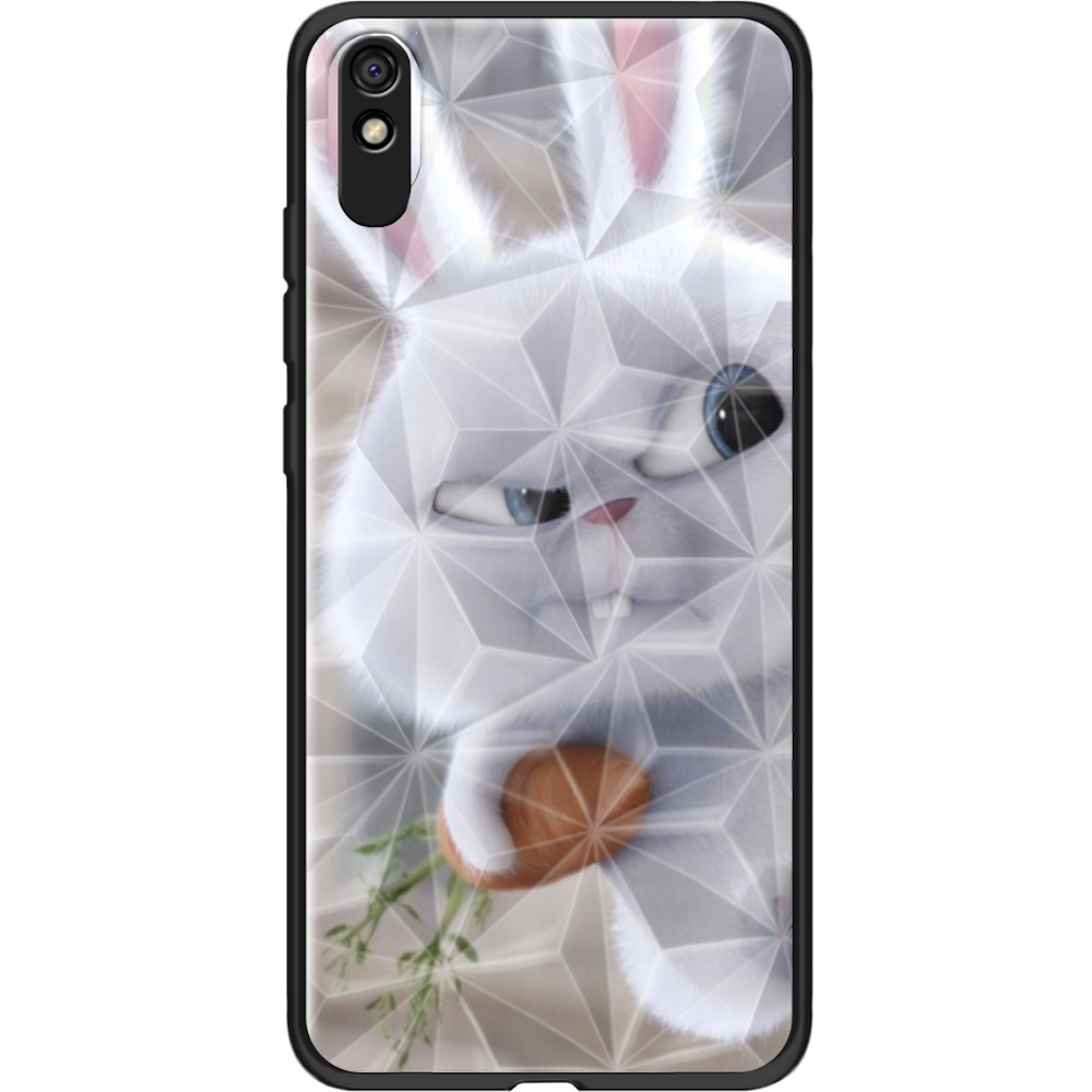 Чехол BoxFace Xiaomi Redmi 9A Rabbit Snowball Черный силикон с призмой (40304-up1116-12345)