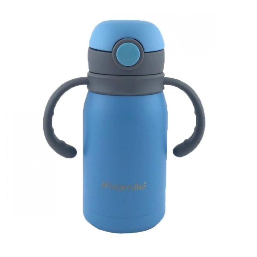 Термос-бутылка детская Kamille 2019-300 из нержавеющей стали 300 мл Синий (1088406947)