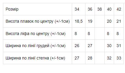 Купальник для дівчинки р. 40 Жовтий (158 см8-v3) - фото 2