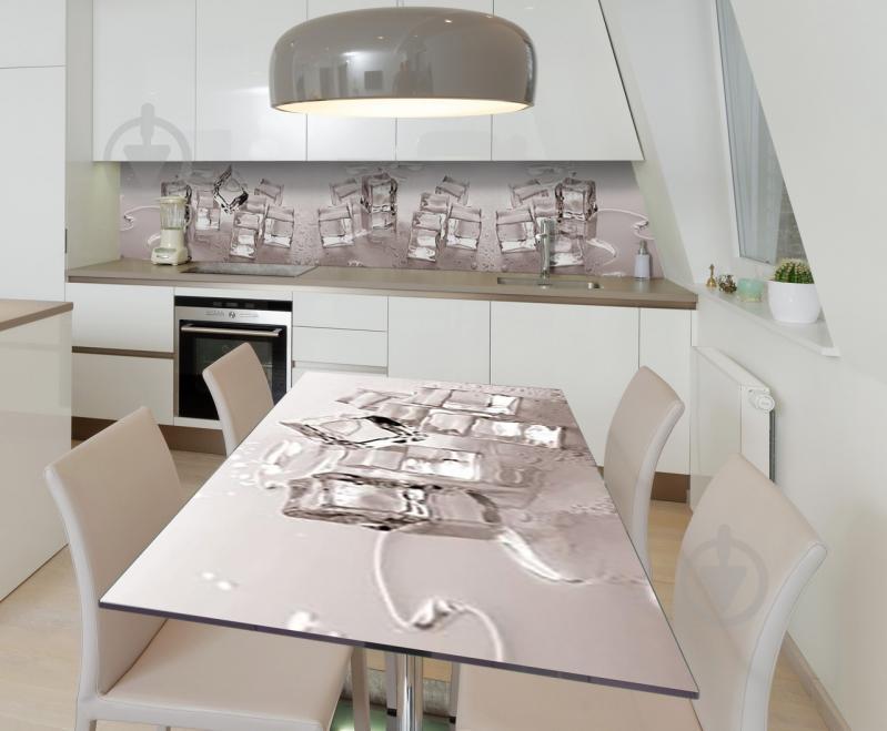 Наклейка 3Д виниловая на стол Zatarga «Идеальные формы» 600х1200 мм для домов, квартир, столов, кофейн, кафе Наклейка 3Д виниловая на стол Zatarga «Идеальные формы» 600х1200 мм для домов, квартир, столов, кофейн, кафе