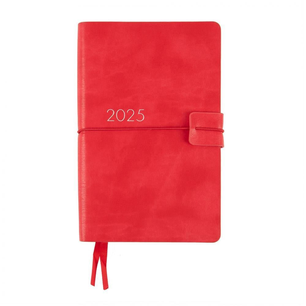 Дневник датированный 2025 Leo Planner Glory 120х200 мм 352 стр. Красный (252510)