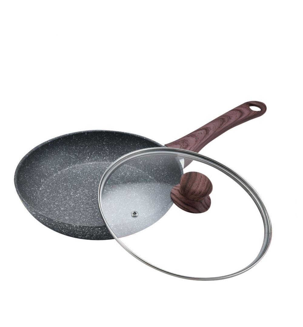 Сковорода с крышкой Vezzer антипригарное покрытие 24 см