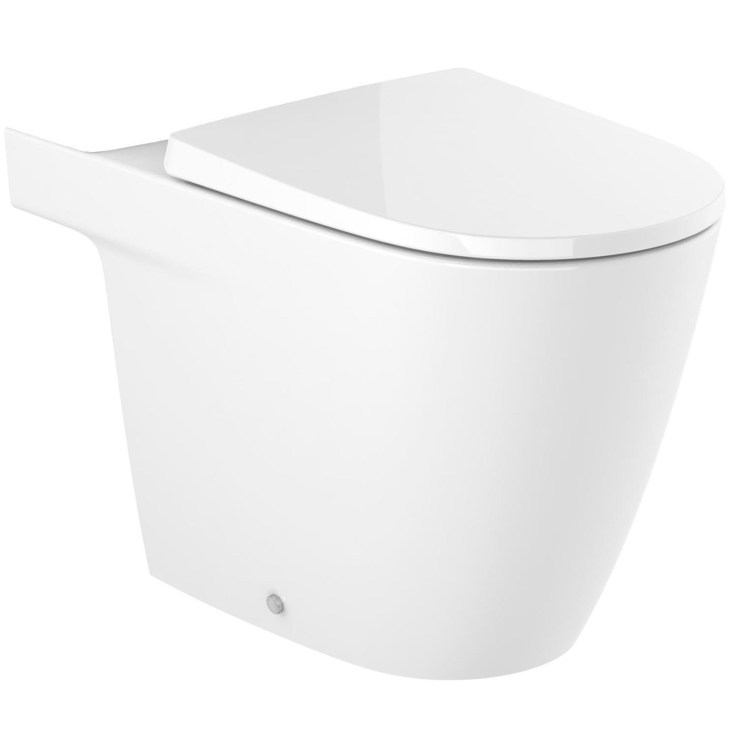 Унітаз підлоговий ROCA ONA A342687000 без бачка безобідковий без сидіння (177434)