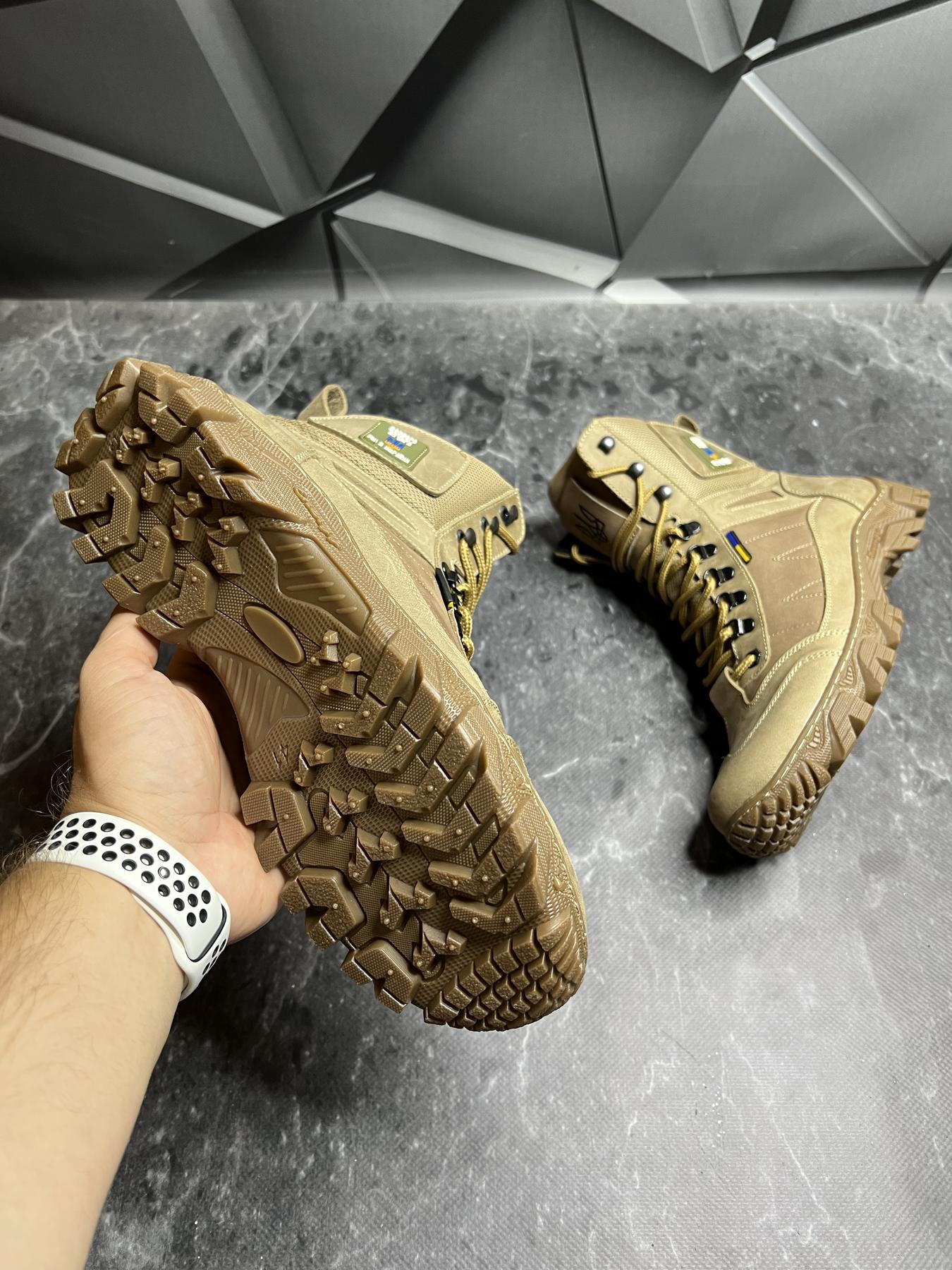 Берці чоловічі із натурального нубука демісезонні р. 42 Койот - фото 5 Берці чоловічі із натурального нубука демісезонні р. 42 Койот - фото 5