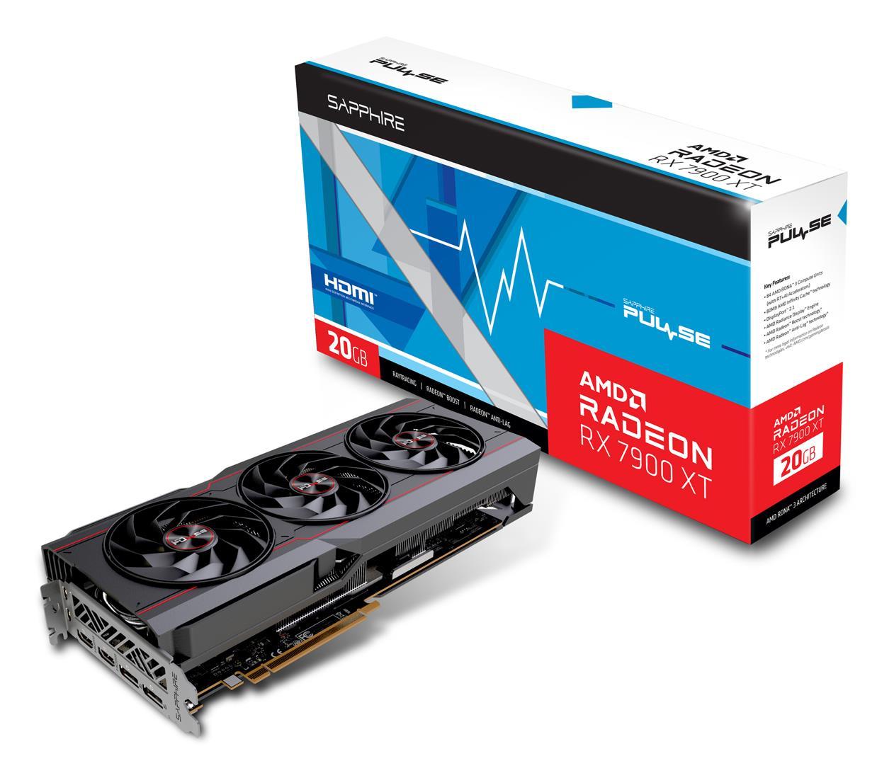 Відеокарта Sapphire Radeon RX 7900 XT PULSE (11323-02-20G)