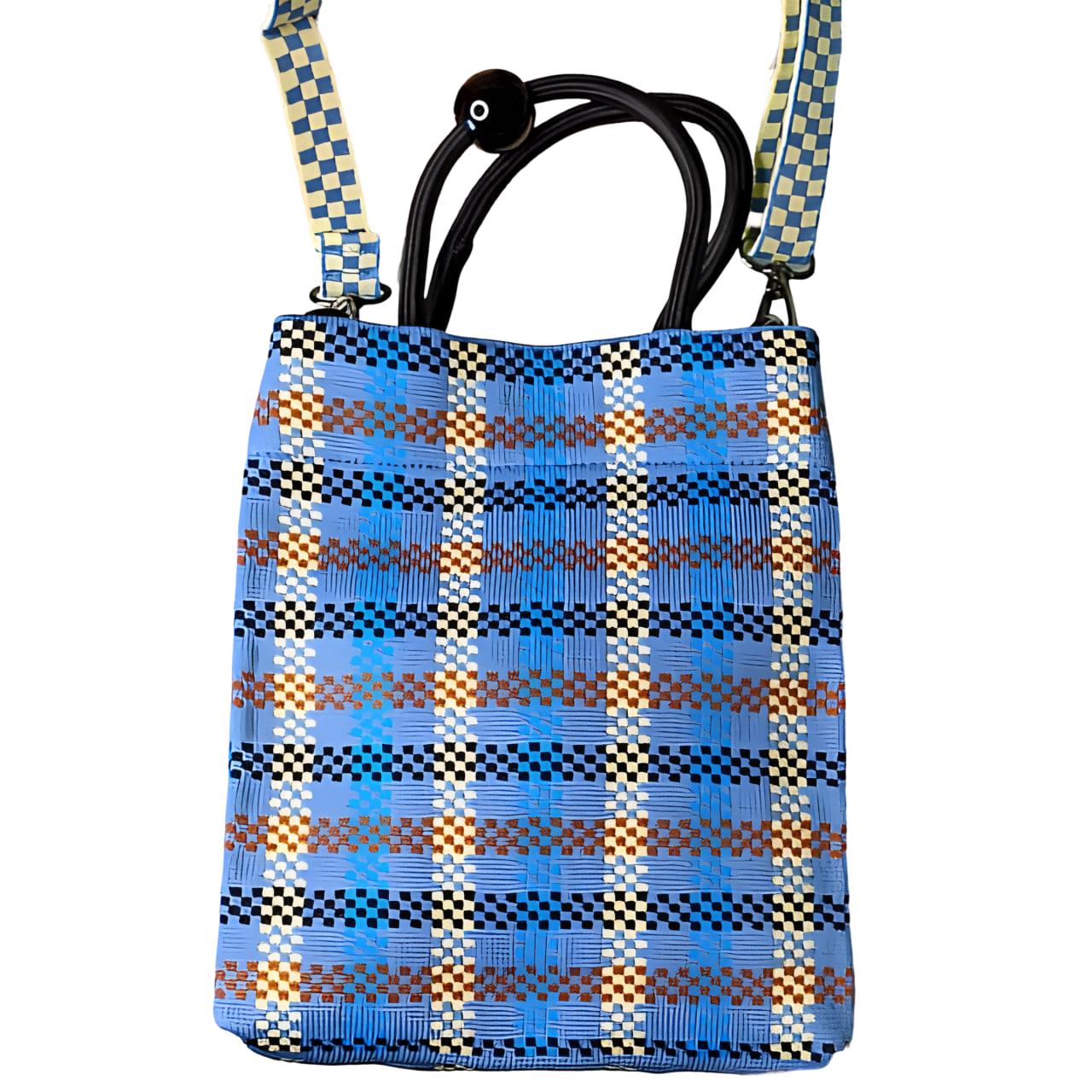 Міні-сумка текстильна Блакитний (25-552) - фото 1 Міні-сумка текстильна Блакитний (25-552) - фото 1