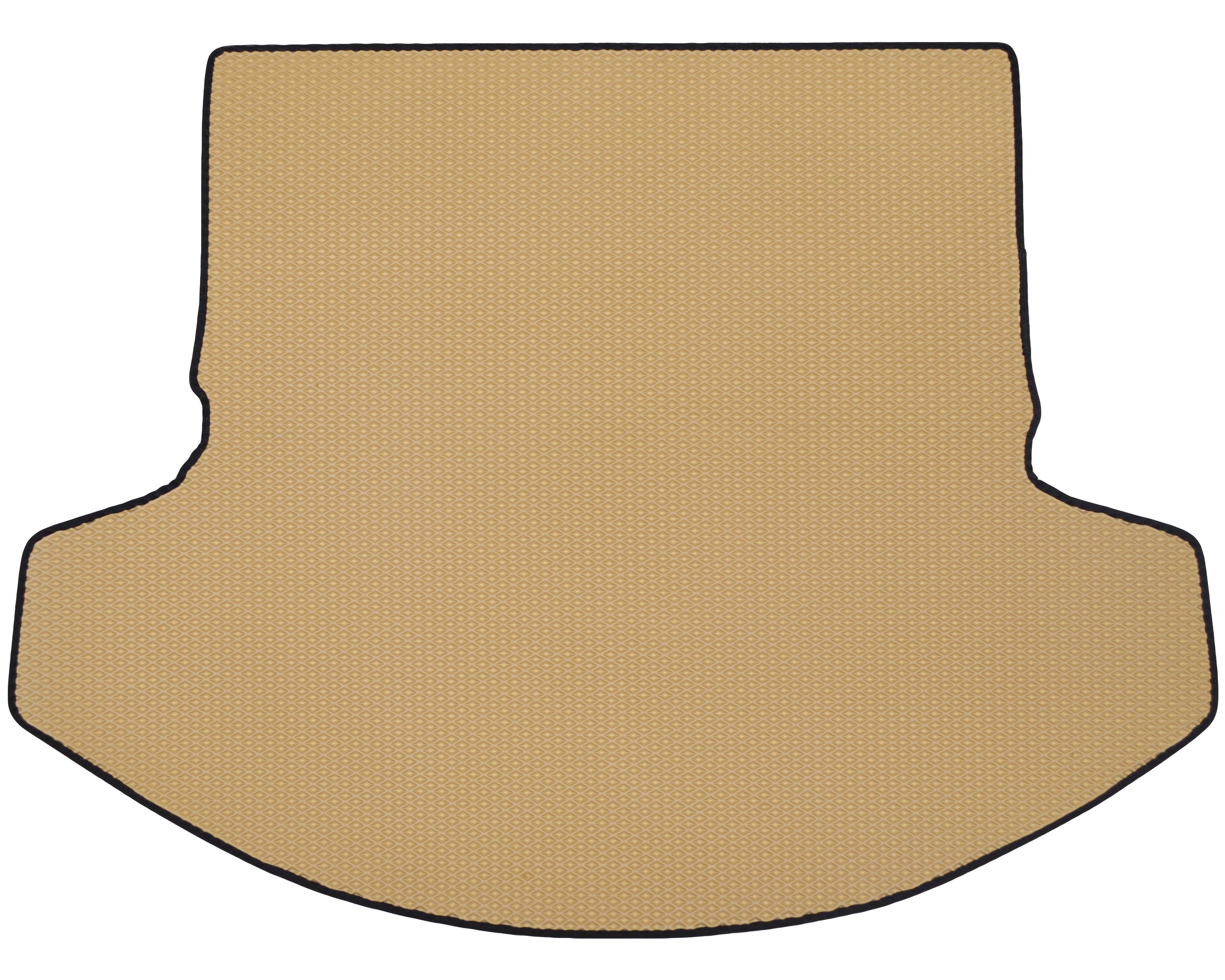 Коврик в багажник для Mazda CX-9 '16- 3 ряд сложен EVA-полимерный Kinetic Бежевый