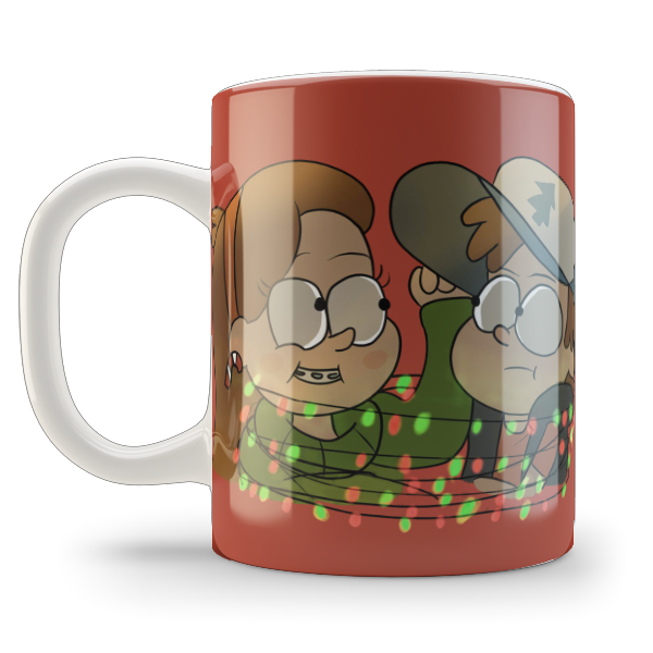 Чашка Gravity Falls. Merry Christmas