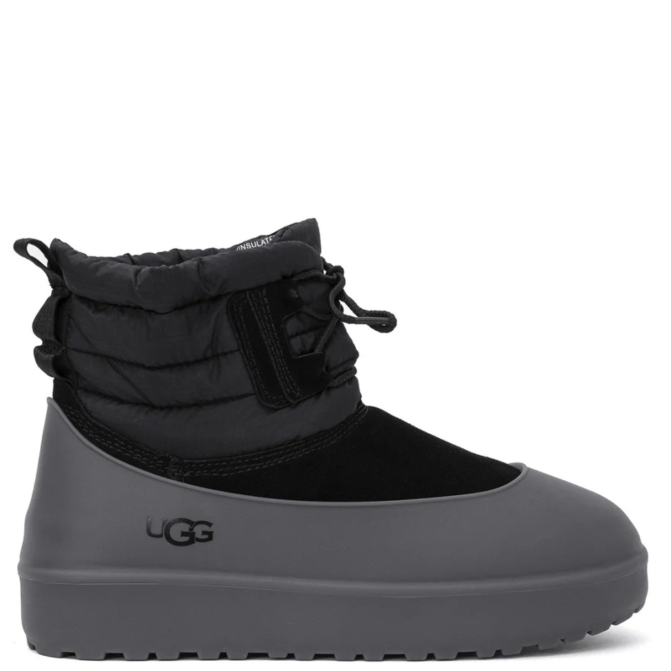 Уггі жіночі UGG Classic Mini Lace-Up Black Suede р. 40 Чорний (28604)