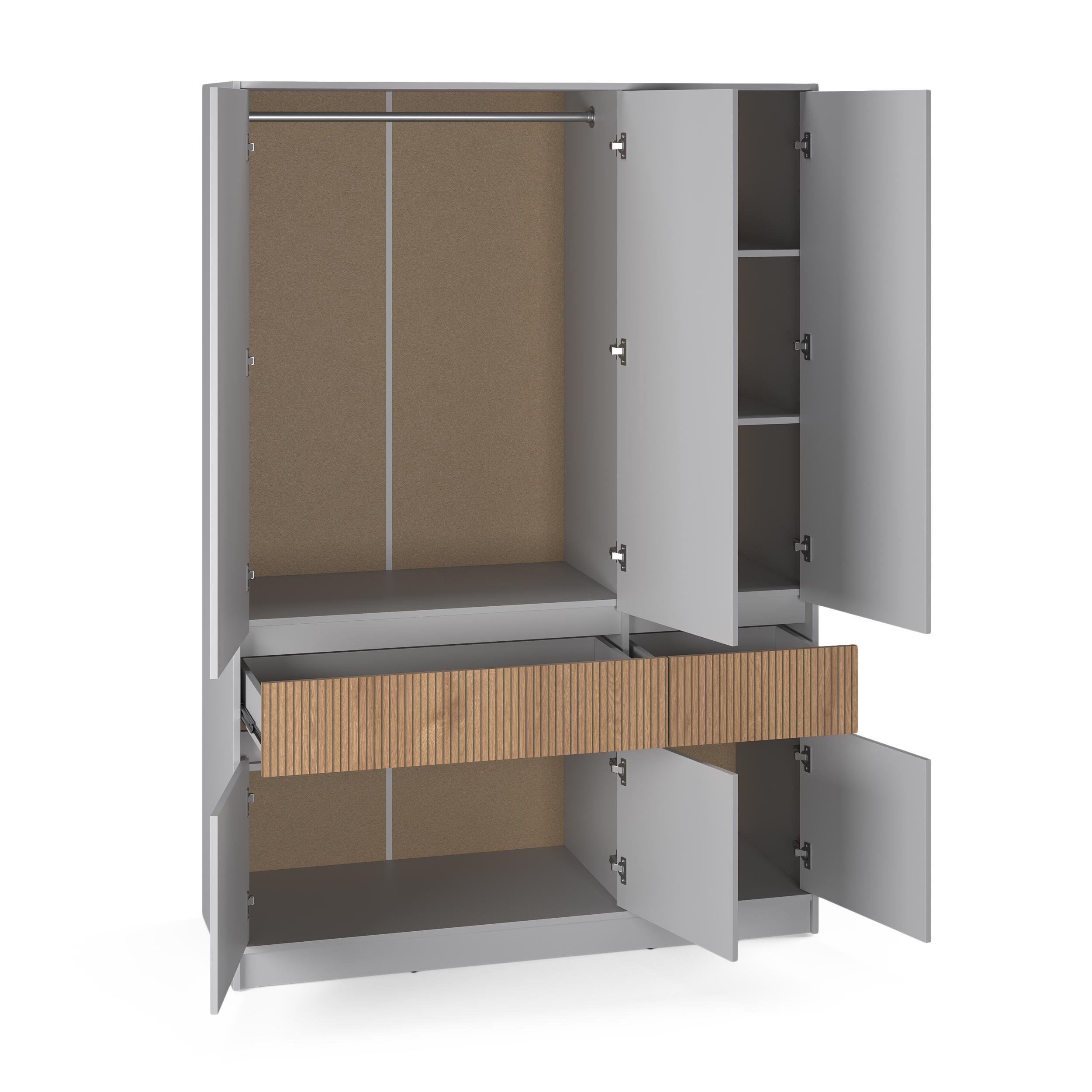 Шкаф Everest Стайл 1400 1400х530х2030 мм Кашемир/Канелла (11508) - фото 3