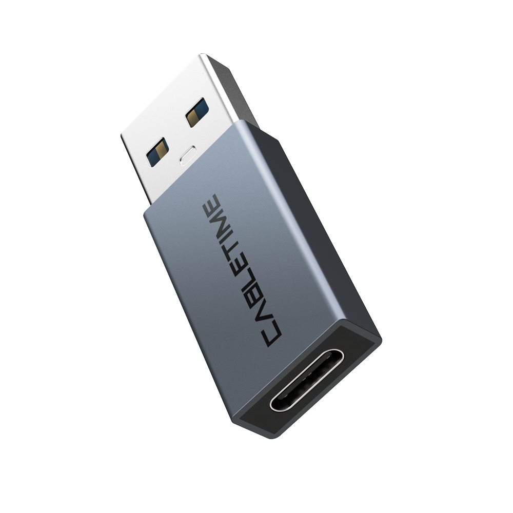 Переходник Cabletime USB3.0 A Male - USB Type C Female OTG (CP77G)