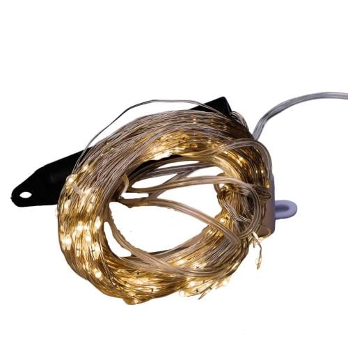 Гірлянда GarlandoPro Кінський хвіст 1733012Y 200 LED 10 ниток від мережі 2 м Жовтий (126-107-1733012Y)